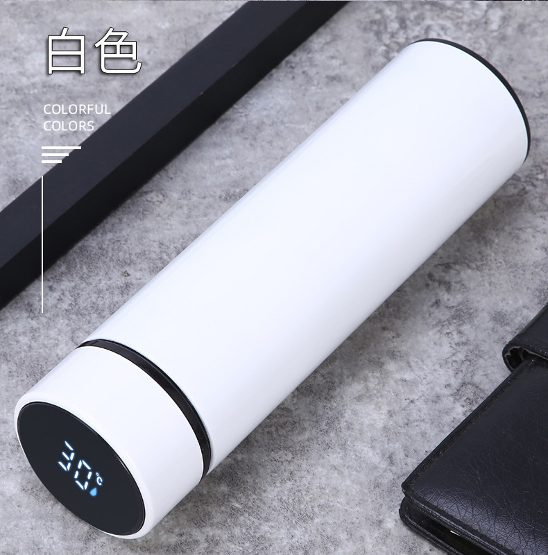 智能水杯304不銹鋼保溫杯創(chuàng)意溫度顯示杯子商務(wù)禮品杯絲印LOGO